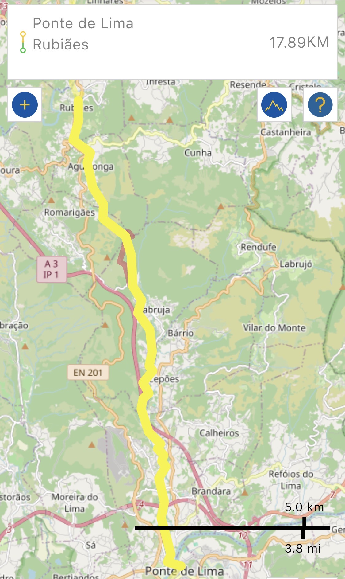 Unterkunft Tag 6 in Rubiães